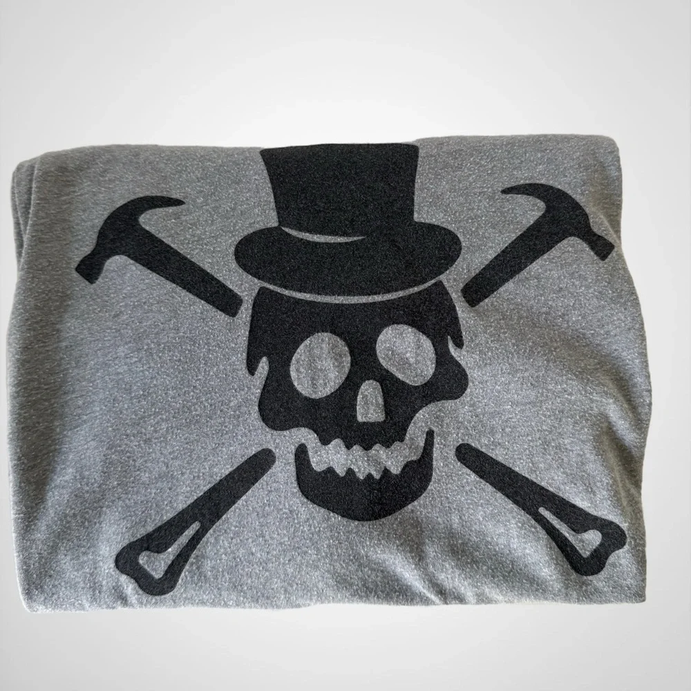 Lost Boy Creations Pirate Graphic Tee  Work Like a Captain Play Like a Pirate 2X - Picture 4 of 9